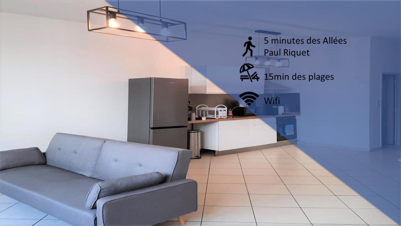 Le Albert 1Er Beziers Appartements Tout Equipes Eksteriør bilde